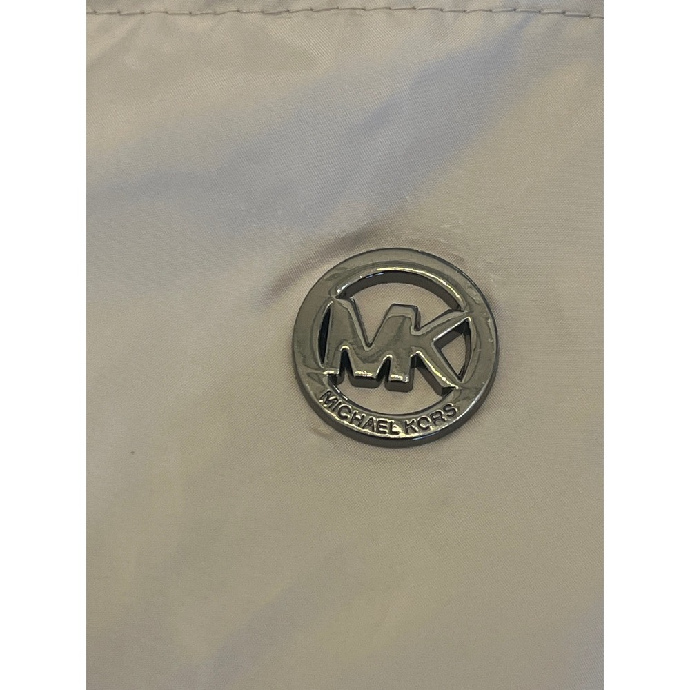 Michael‎ Kors Cream Quilted Long Puffer Jacket Size XL